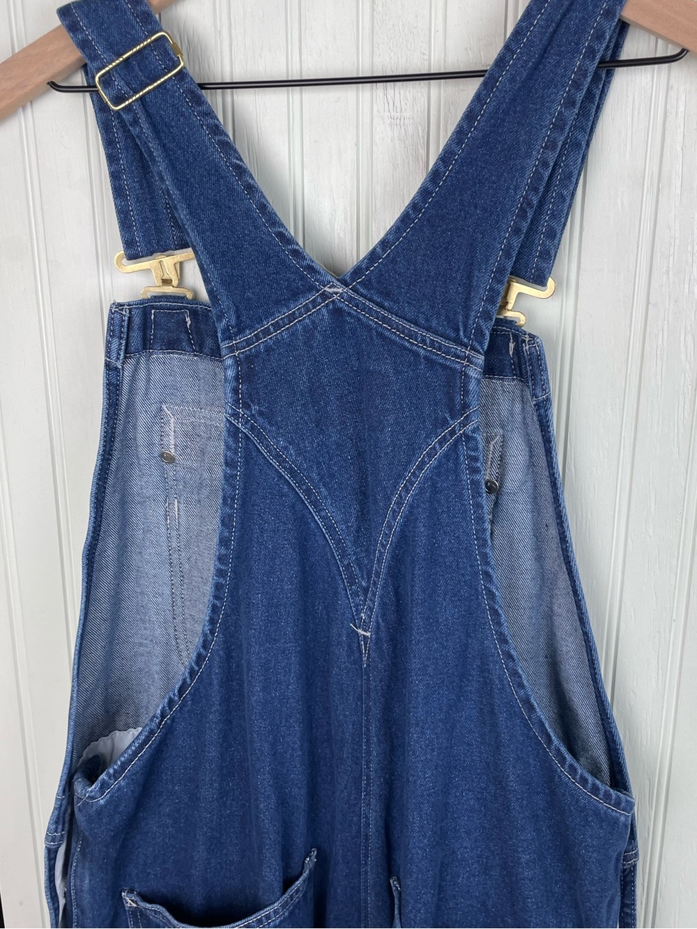 Carhartt Men's Loose Fit Washed Denim Bib Overalls Size 32 x 28 Cotton OR4672-M - Picture 9 of 12